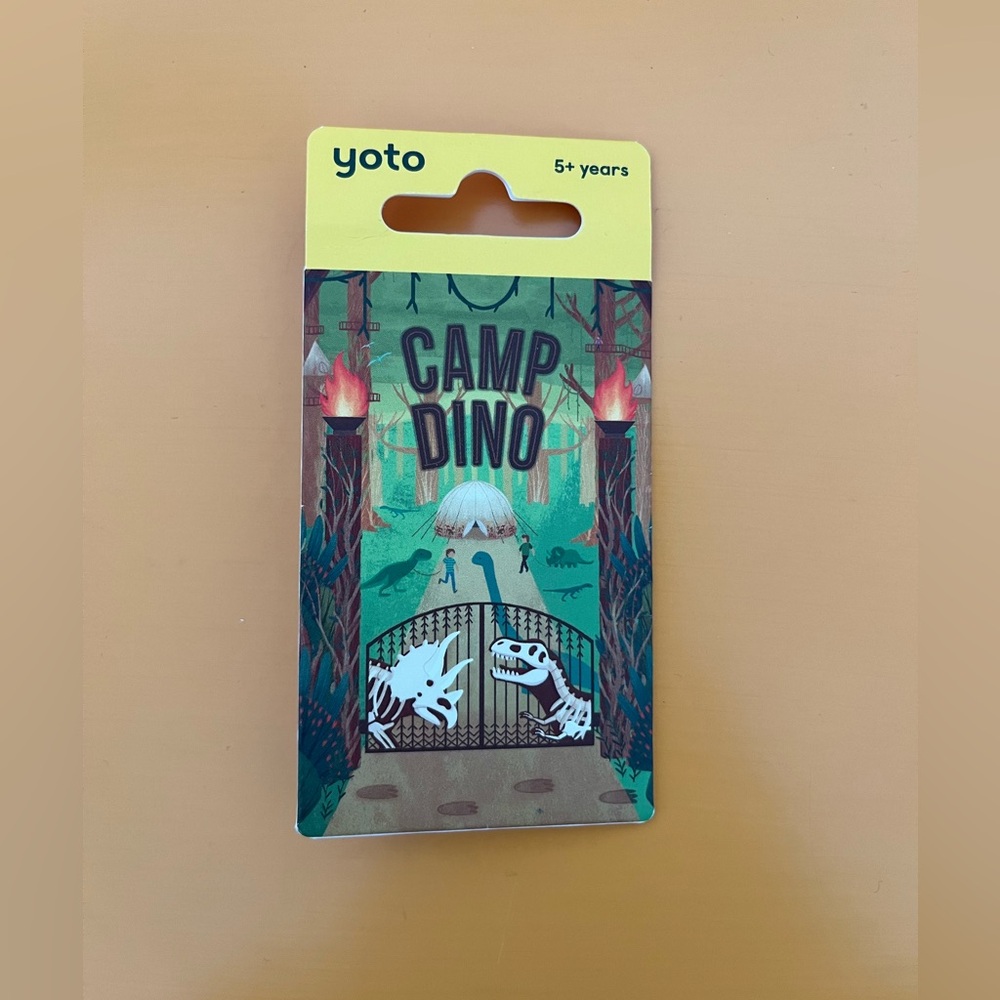 Camp Dino Yoto Card